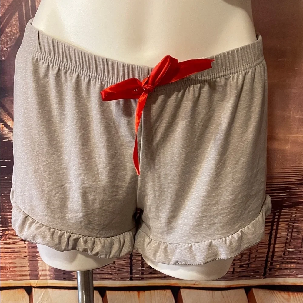 Cozy Gray and Red Women's Pajama Set - Picture 10 of 13